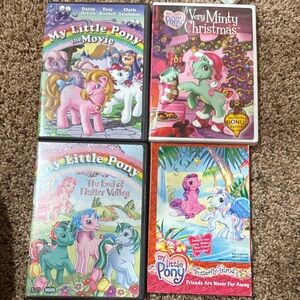 My Little Pony DVD Set - Pink, Green, and Blue Collection
